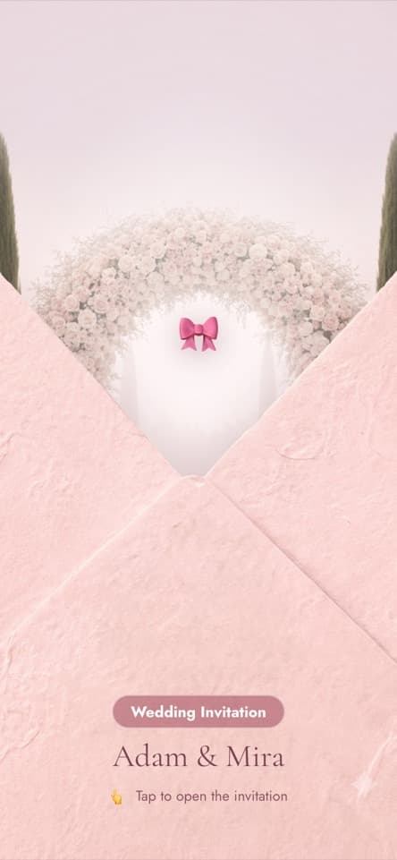 Opening screen — Blush