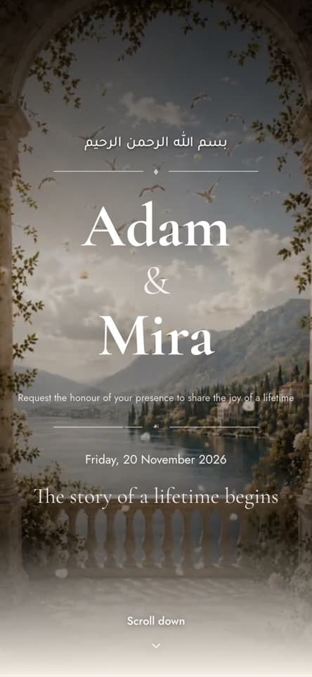 Inside the invitation — Classic