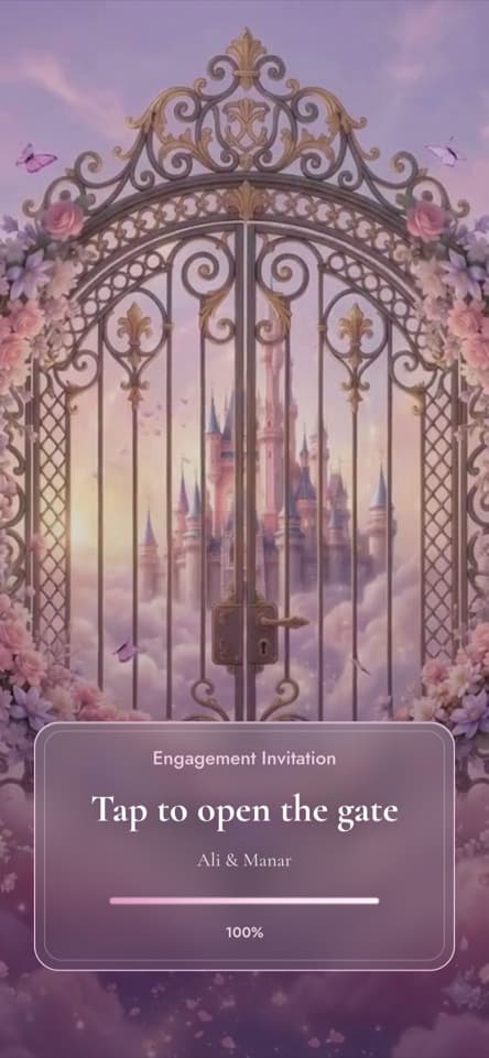 Opening screen — Fairytale