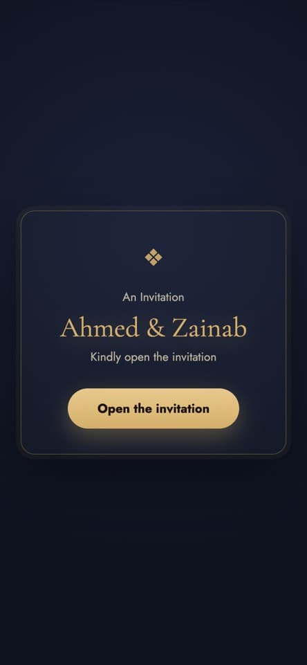 Opening screen — Midnight