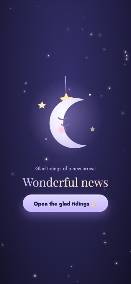 Opening screen — The Moon