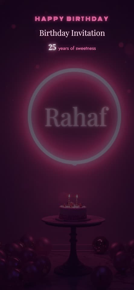 Opening screen — Neon