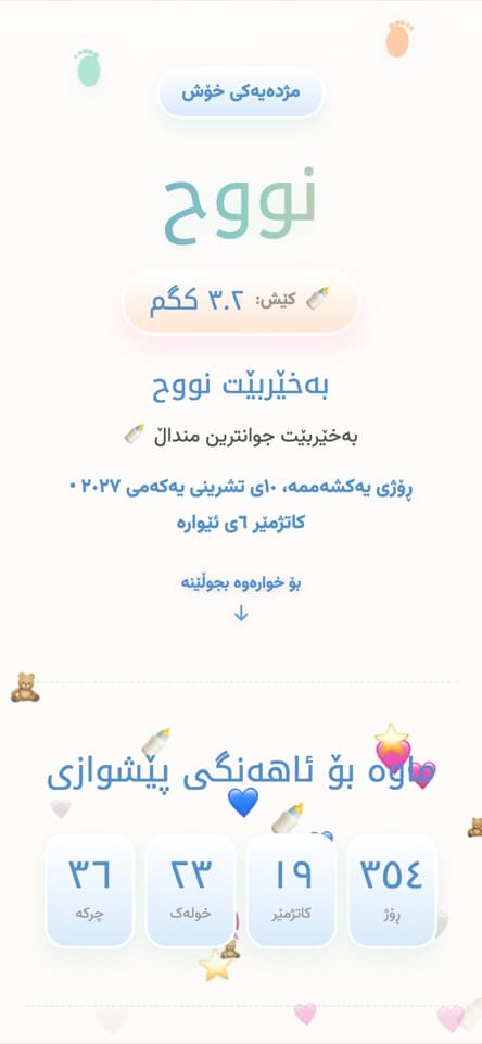 کارتەکە لە ناوەوە — شوێنپێ