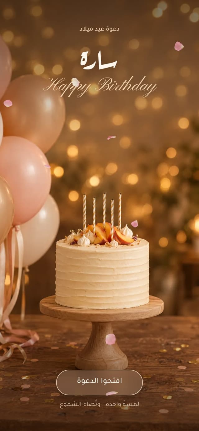 شاشة الافتتاح — أمنية